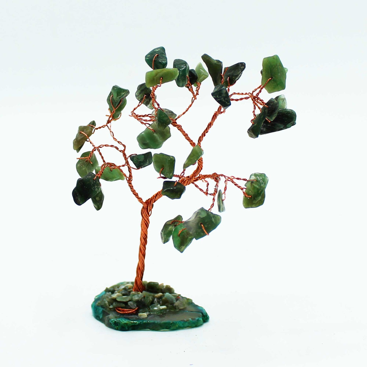 Gemstone Trees with Agate Base (35 Stones)