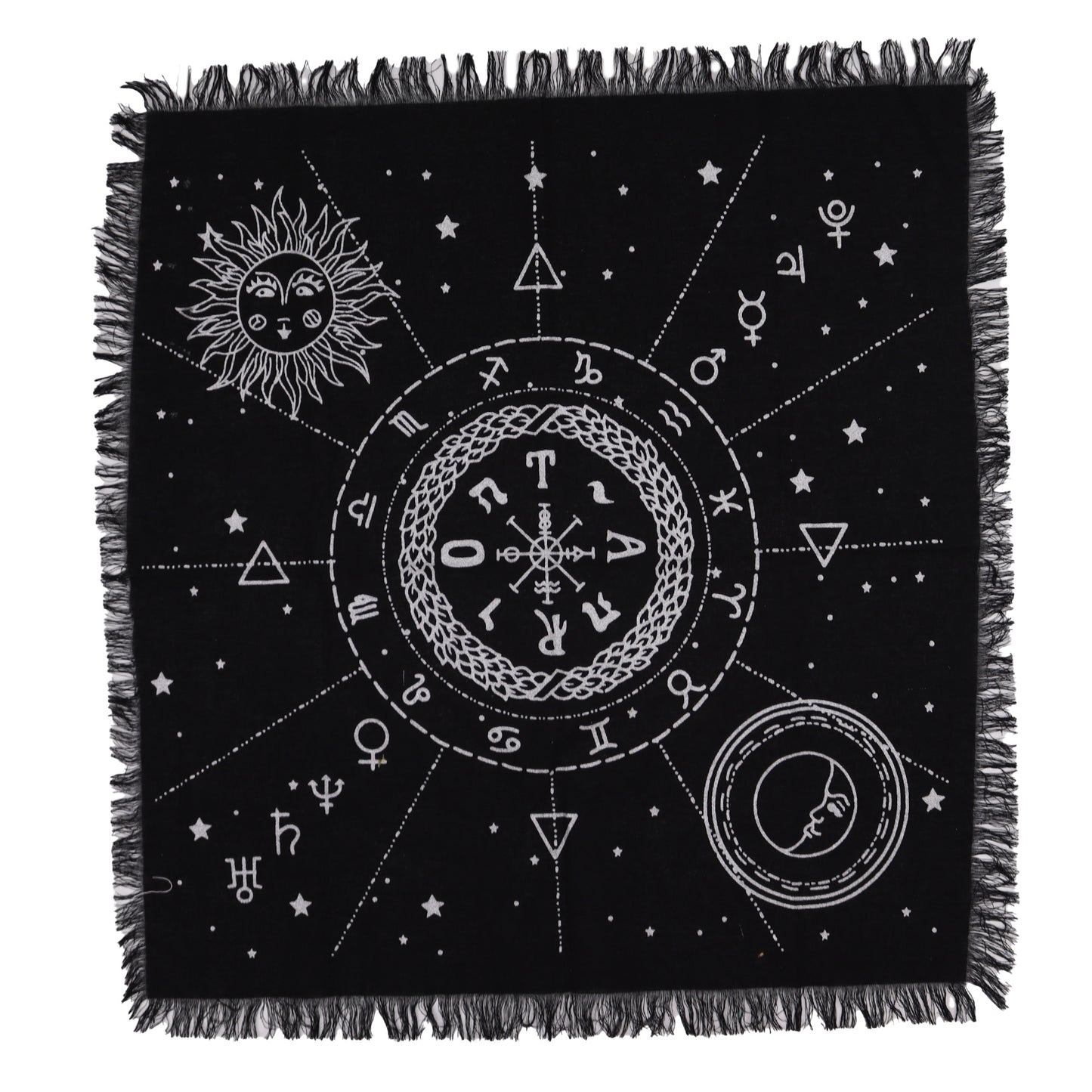 Esoteric Fringed Altar Cloth - multiple designs!
