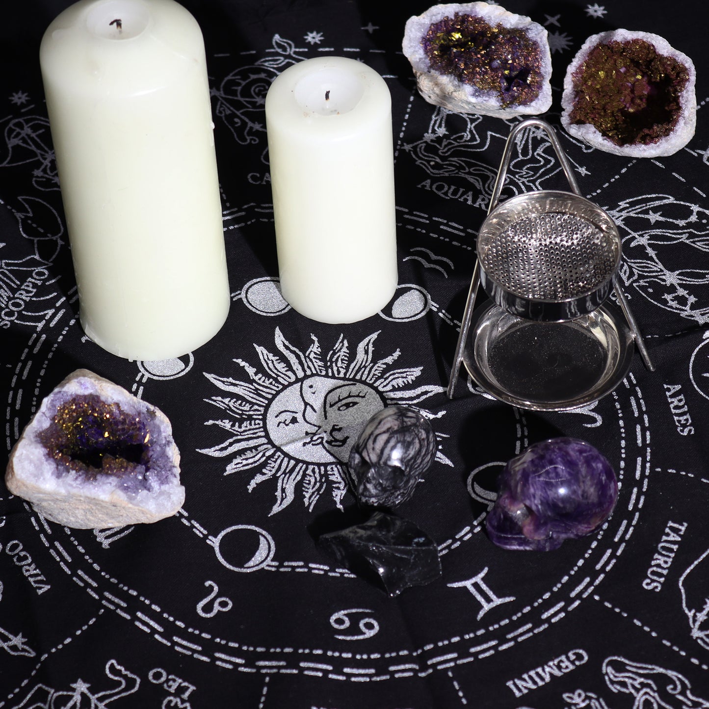 Esoteric Fringed Altar Cloth - multiple designs!