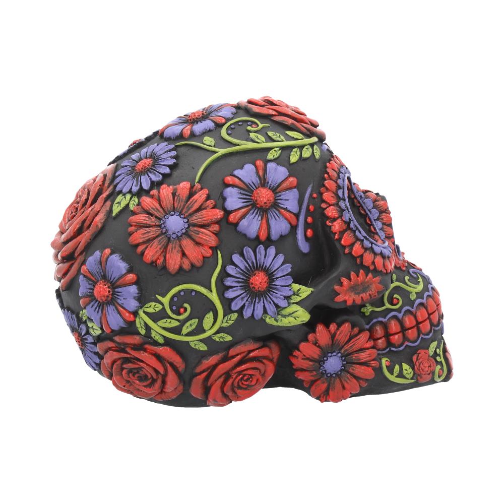 Sugar Blooms Skull Ornament 18cm