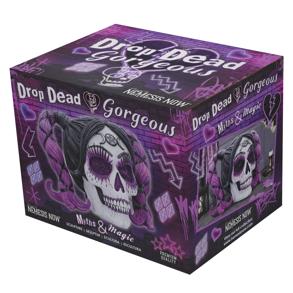 Drop Dead Gorgeous - Myths and Magic Voodoo Doll Skull 20.5cm