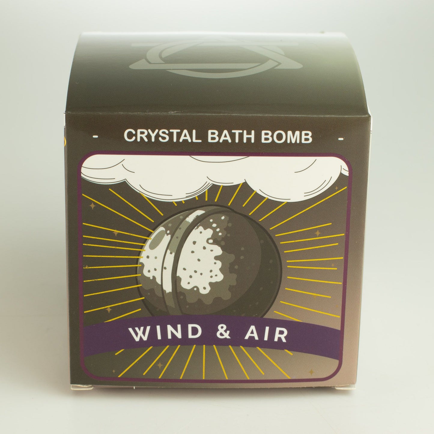 Air Element Crystal Bath Bomb – Light, Calming Bath Fizzer with Hidden Gemstone
