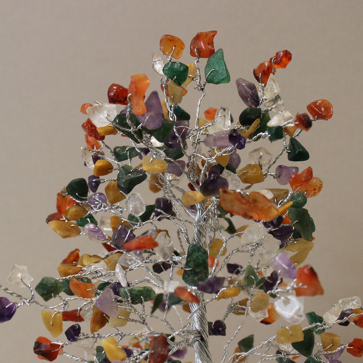 Multi Stone Gemstone Tree with Organite Base - 320 Stone