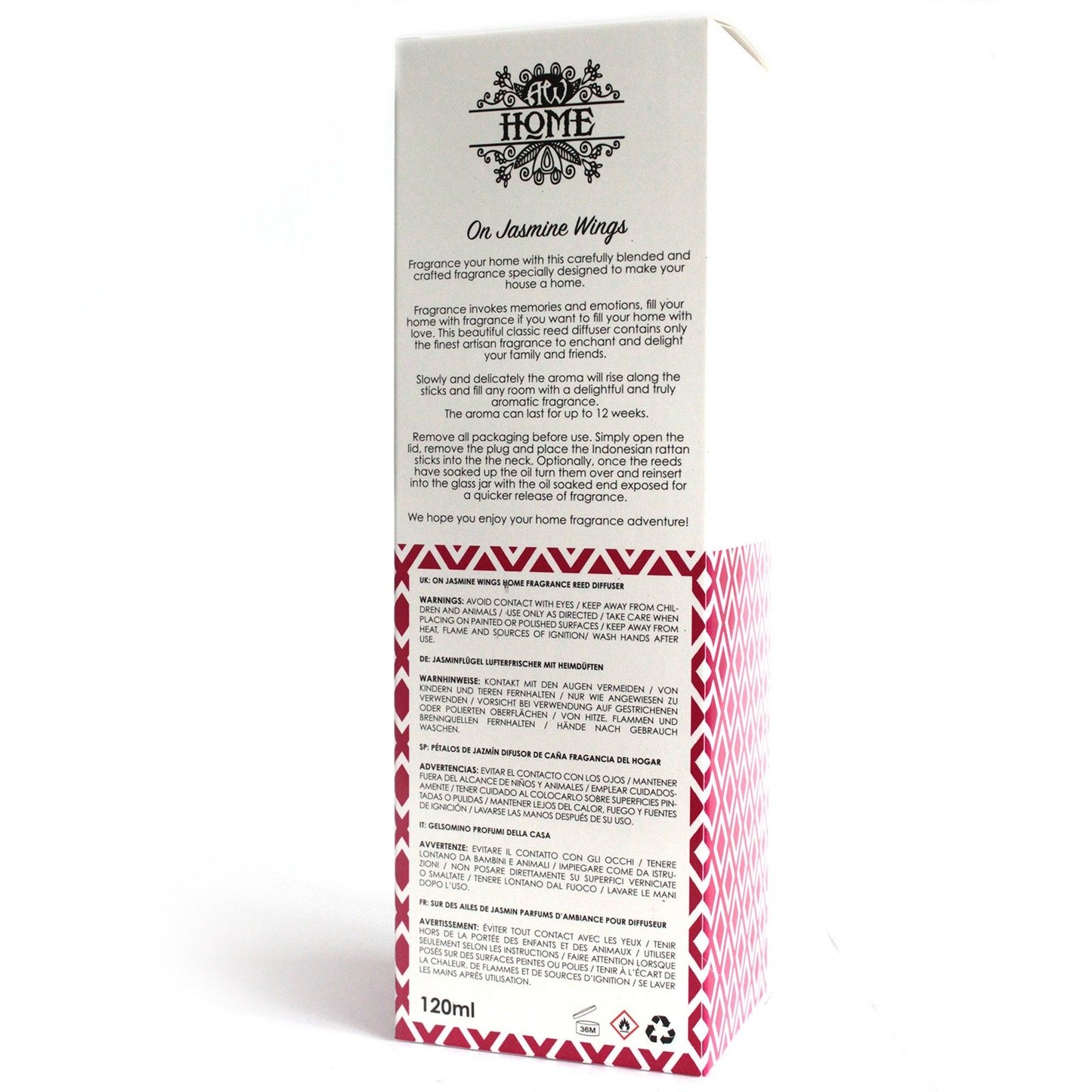 On Jasmine Wings 120ml Reed Diffuser