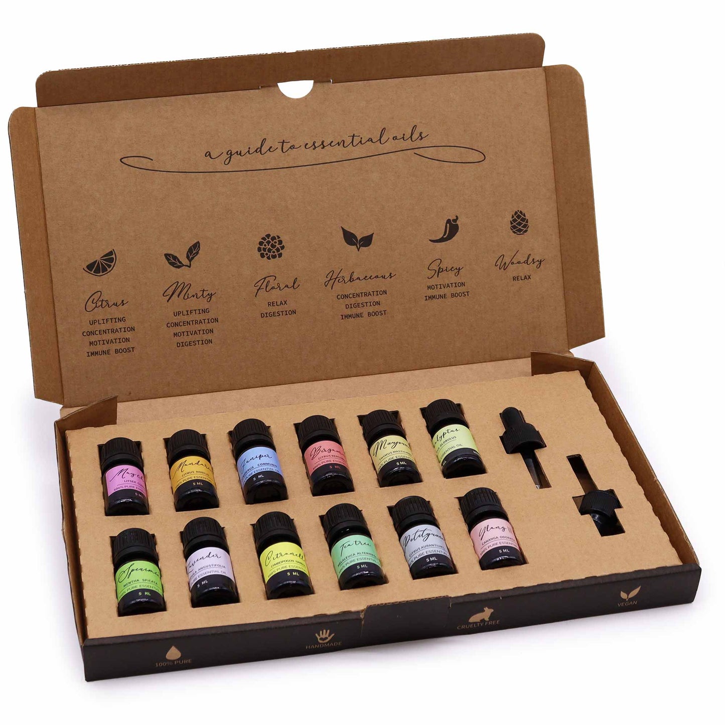 Aromatherapy Essential Oil Set - Starter Pack
