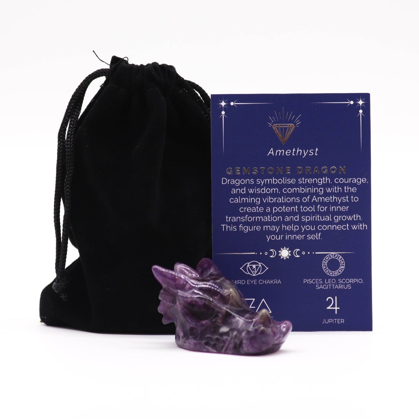 Hand Carved Gemstone Figurines - various shapes