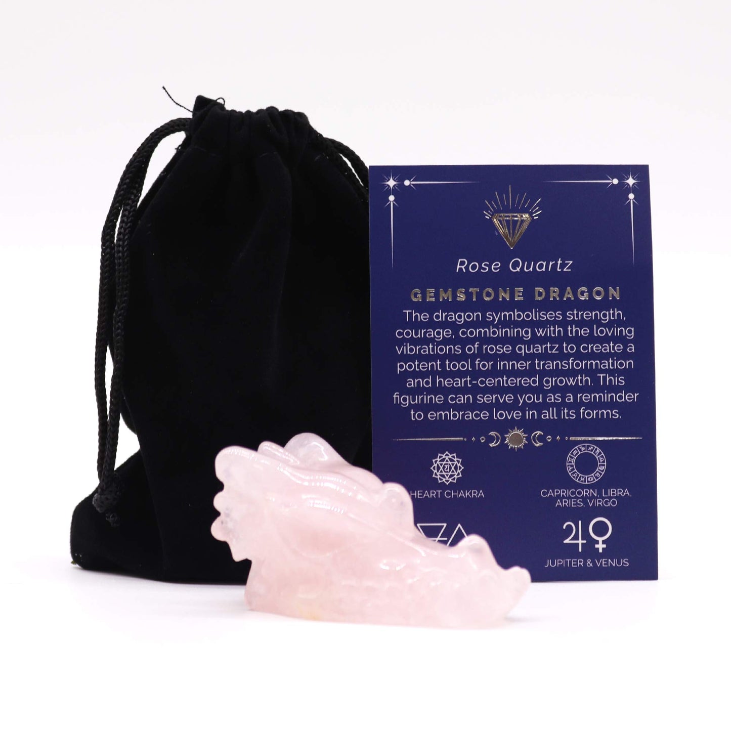 Hand Carved Gemstone Figurines - various shapes