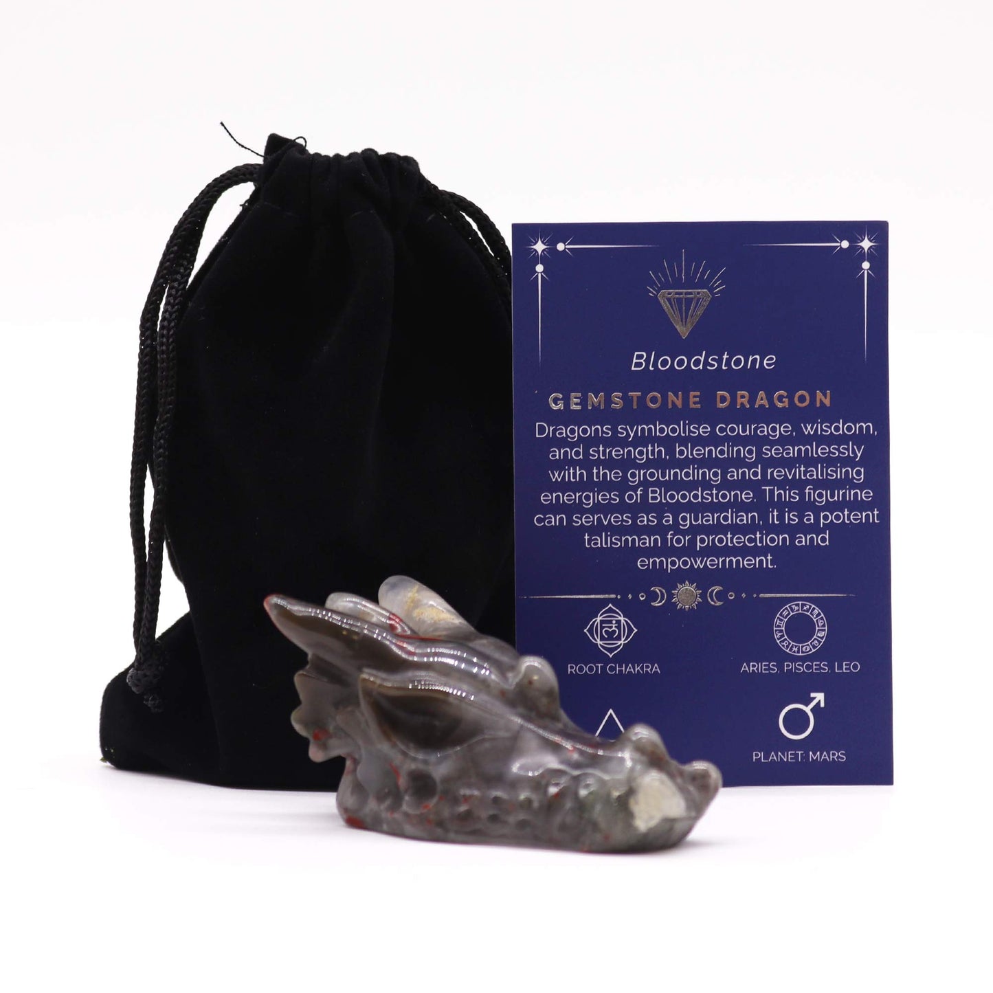 Hand Carved Gemstone Figurines - various shapes