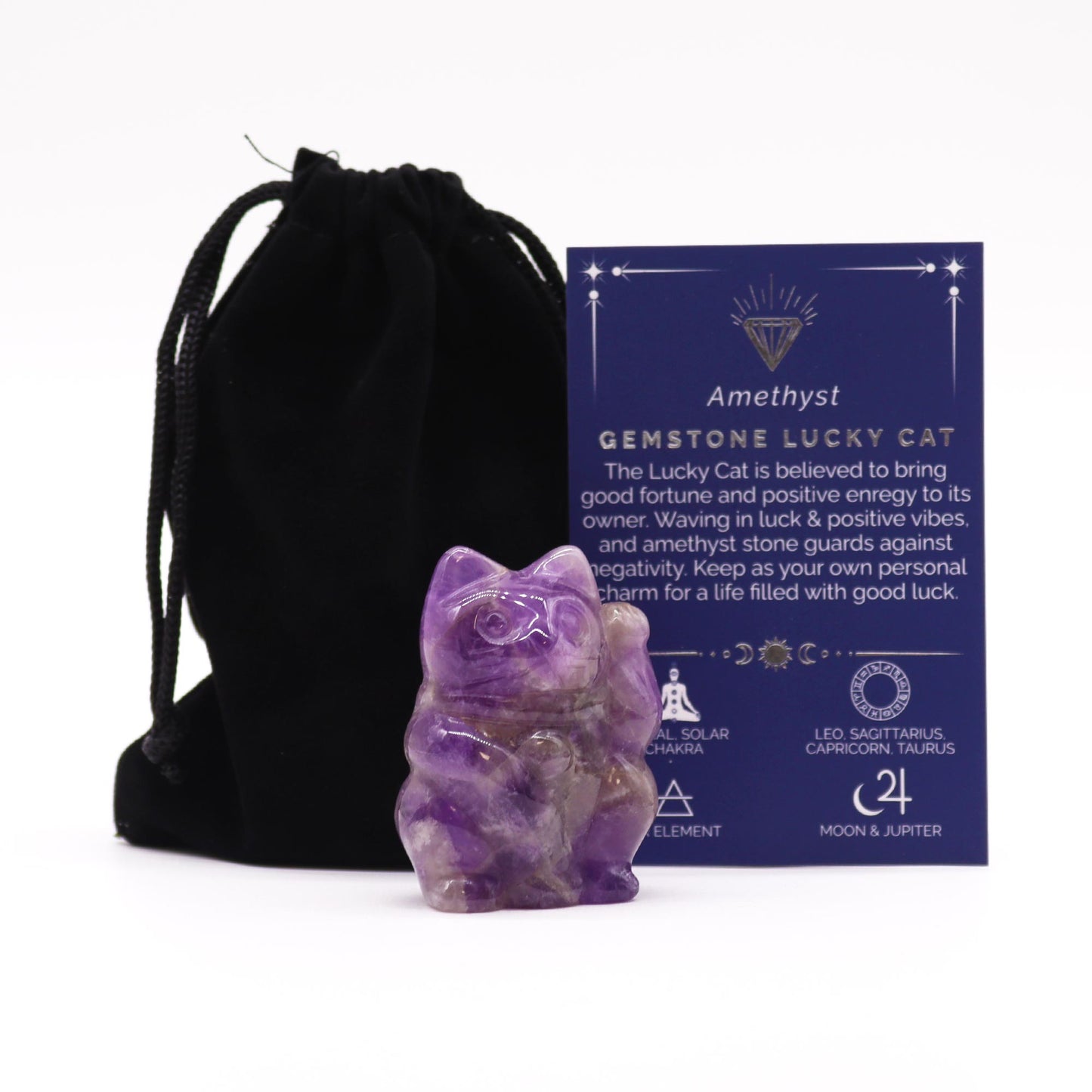 Hand Carved Gemstone Figurines - various shapes