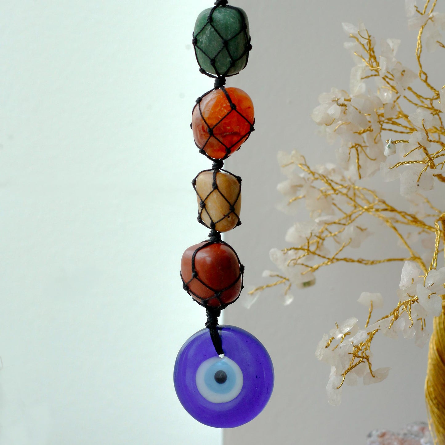 Hanging Chakra Stone Pendant