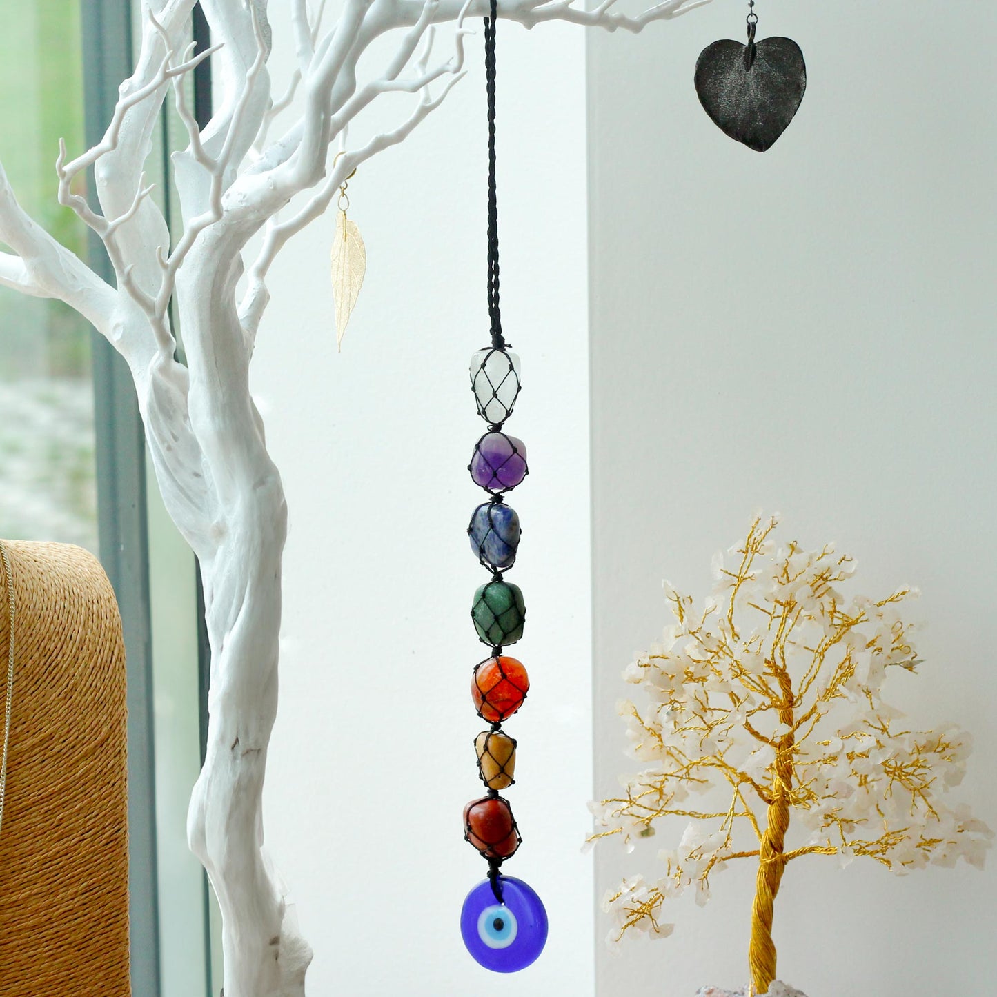 Hanging Chakra Stone Pendant
