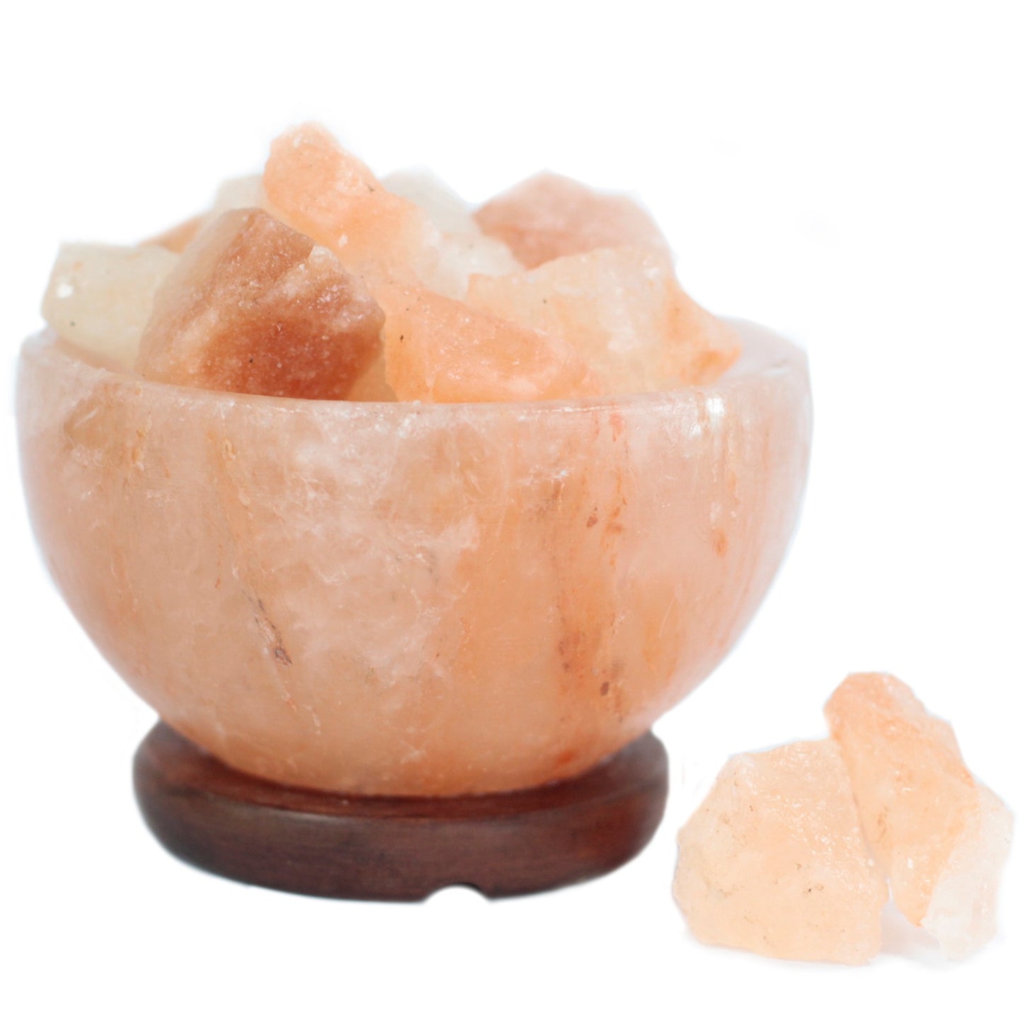 Himalayan Salt Fire Bowl with salt chunks 15cm x 9cm
