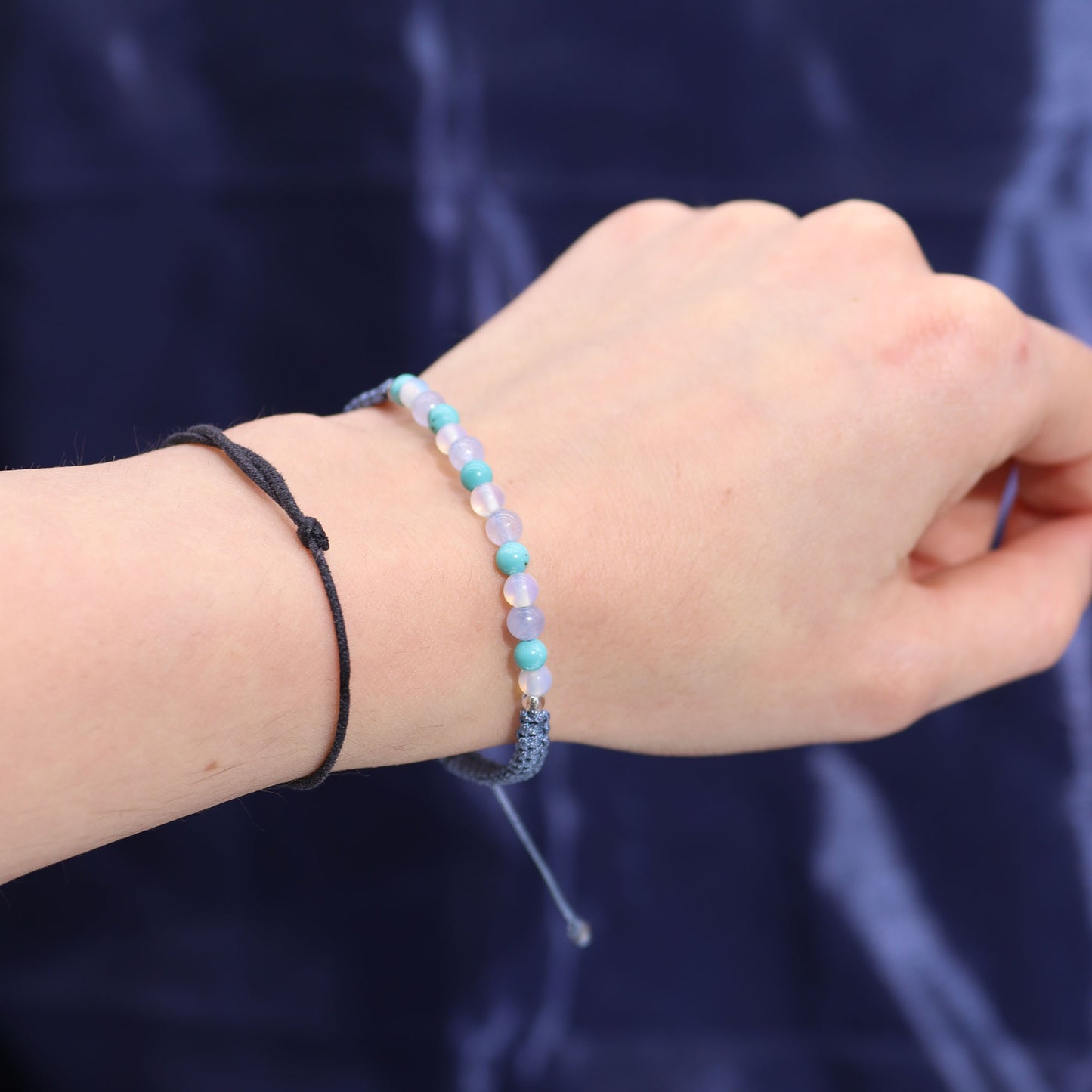 Zodiac Crystal Candles with Gemstone Bracelet