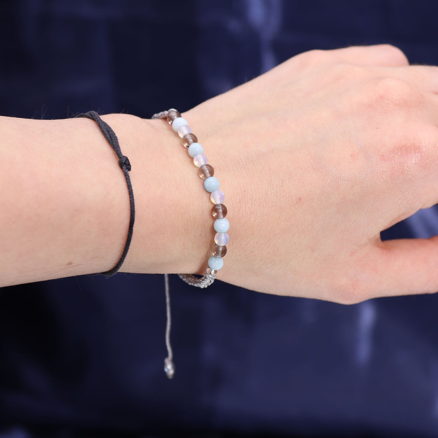 Zodiac Crystal Candles with Gemstone Bracelet