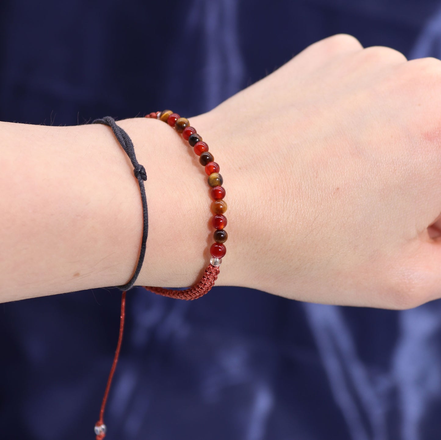 Zodiac Crystal Candles with Gemstone Bracelet