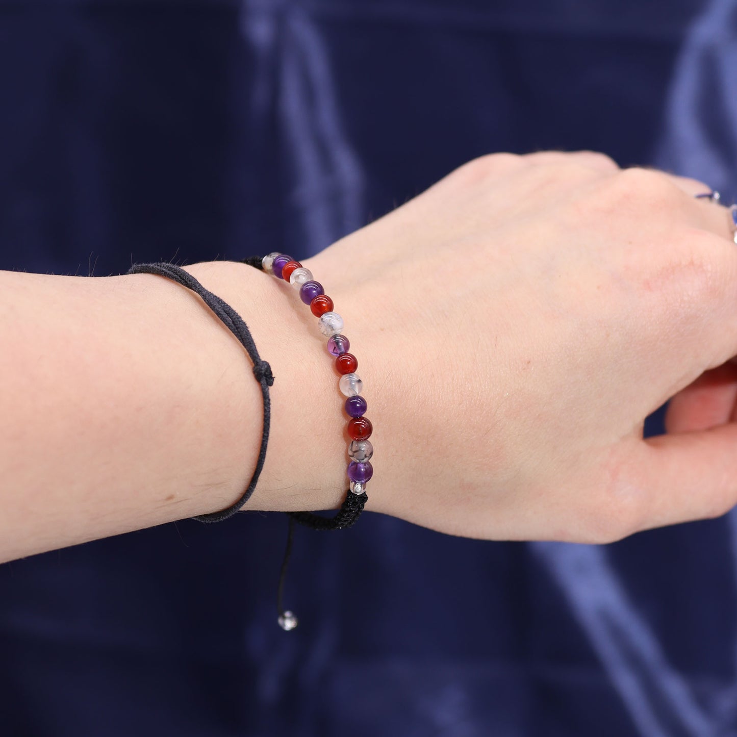 Zodiac Crystal Candles with Gemstone Bracelet