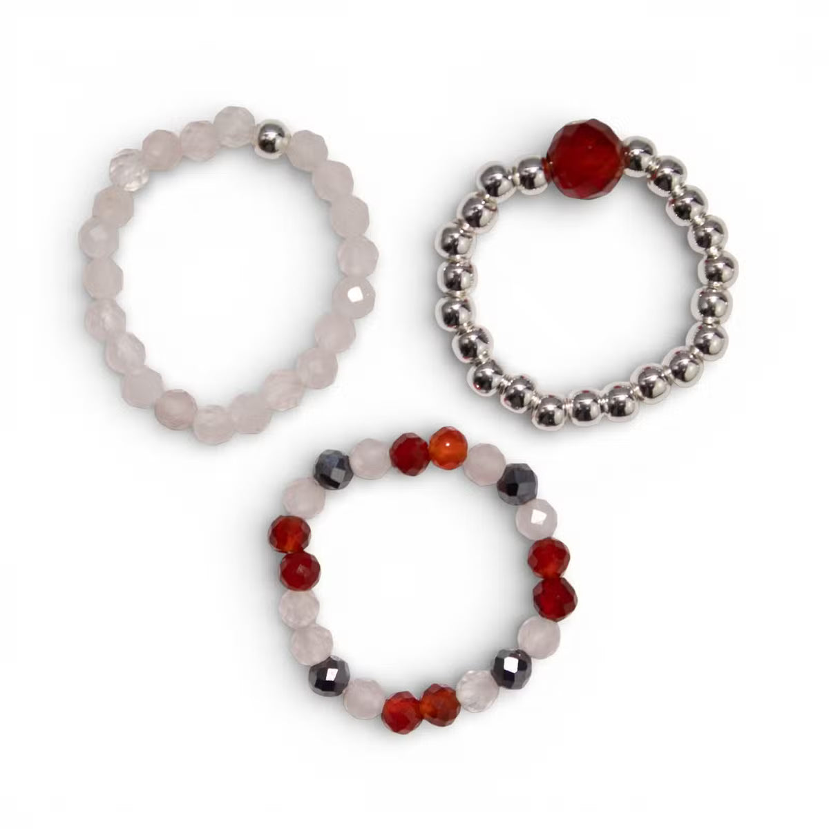 Nymph Spirit Gemstone Ring Set - Choose Your Style