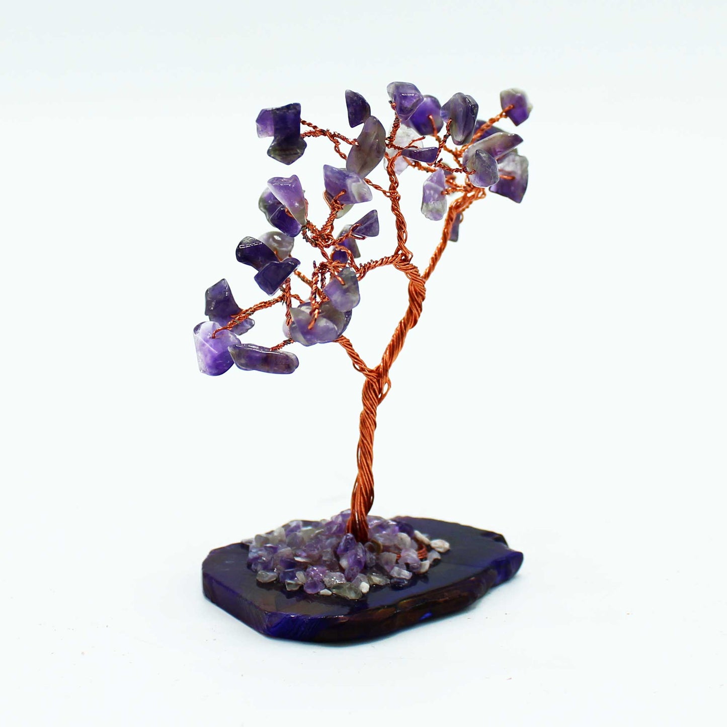 Gemstone Trees with Agate Base (35 Stones)