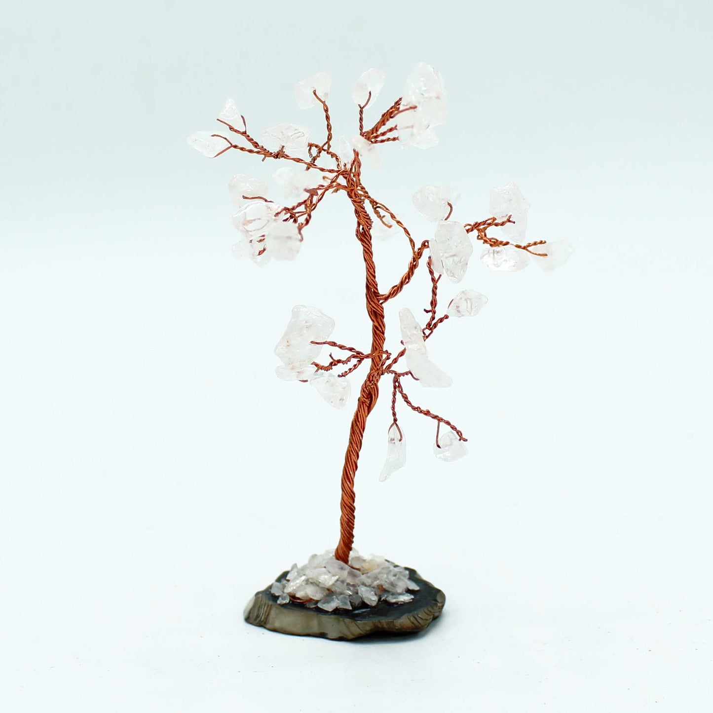 Gemstone Trees with Agate Base (35 Stones)