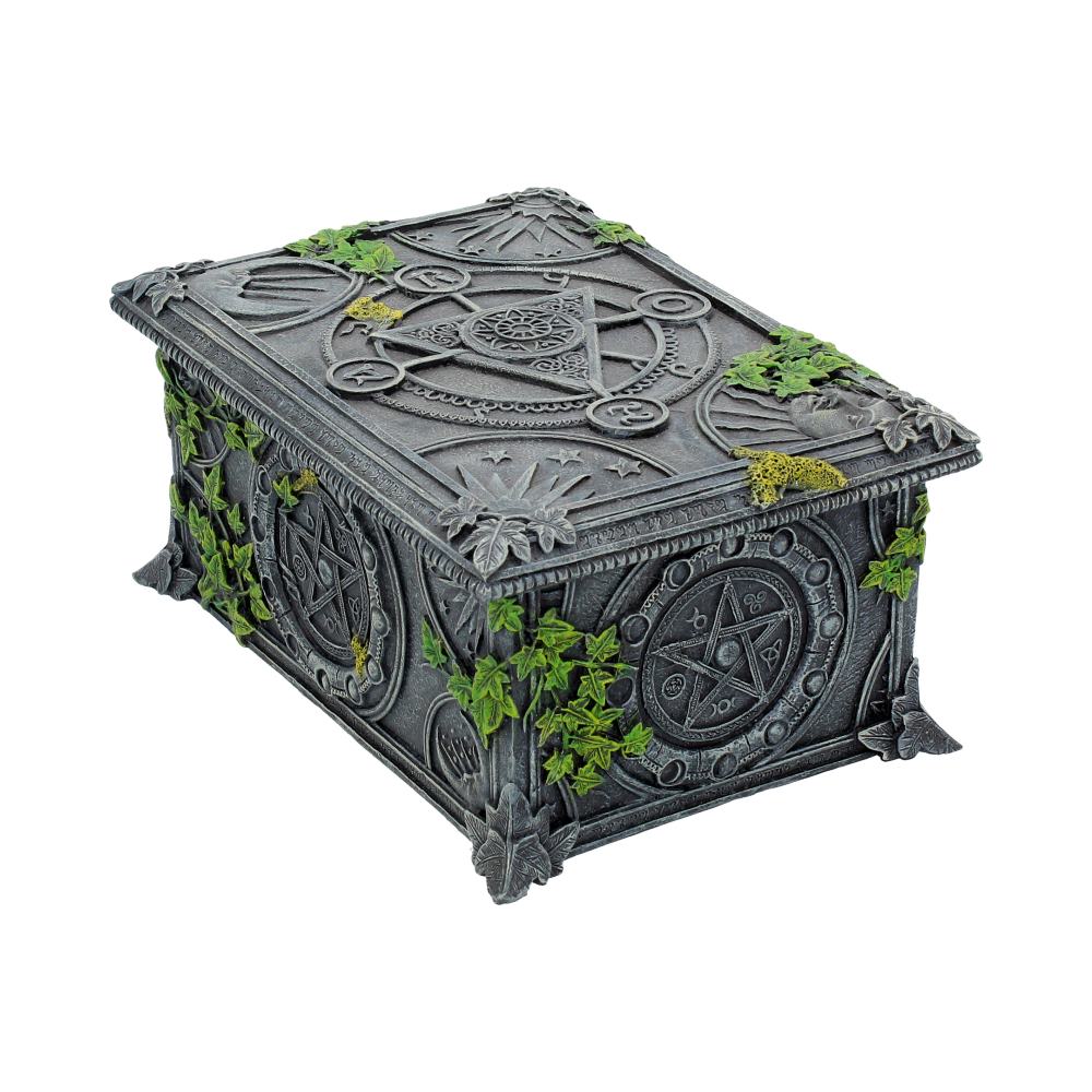 Wiccan Pentagram Tarot Trinket Box 17.5cm