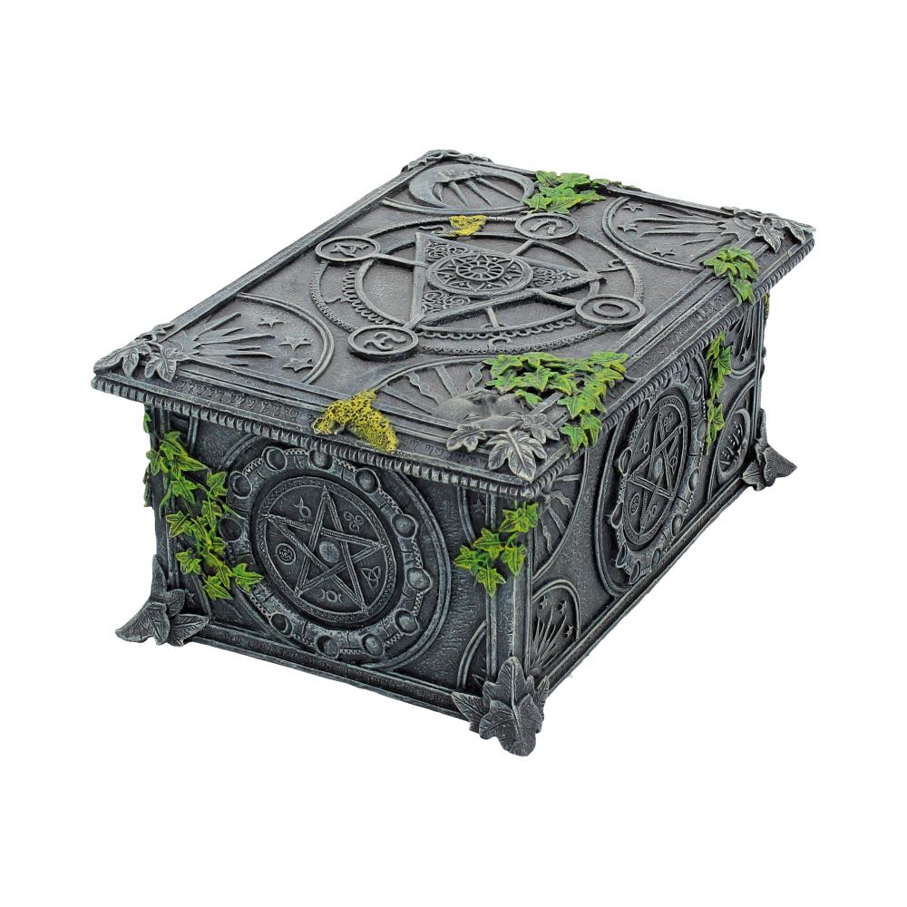 Wiccan Pentagram Tarot Trinket Box 17.5cm