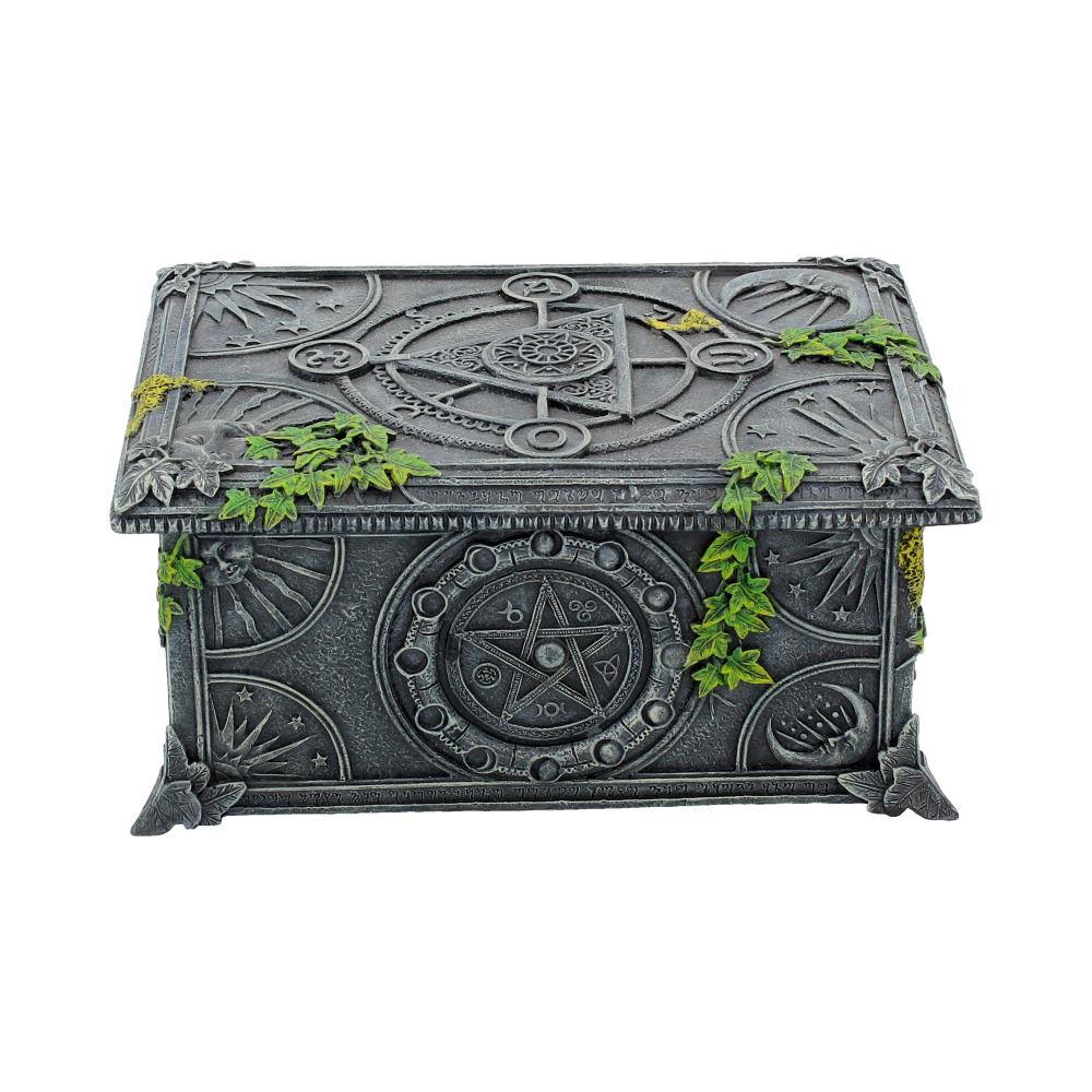 Wiccan Pentagram Tarot Trinket Box 17.5cm