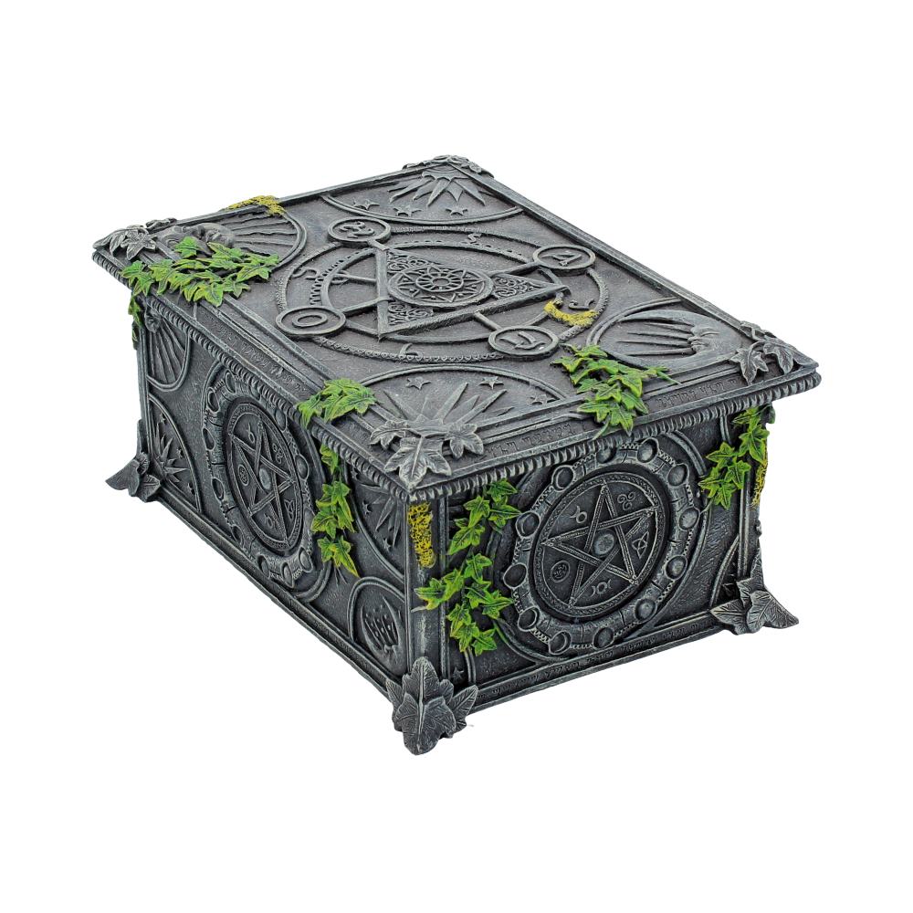 Wiccan Pentagram Tarot Trinket Box 17.5cm