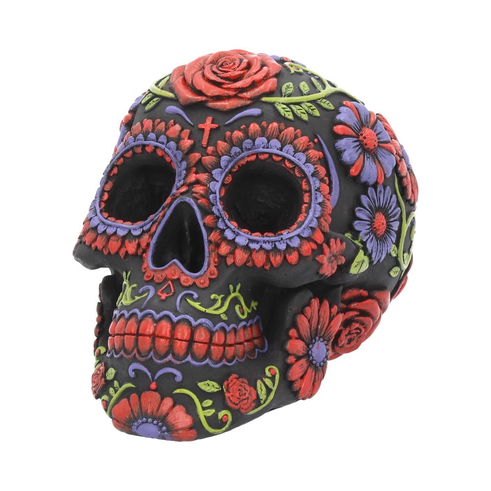 Sugar Blooms Skull Ornament 18cm