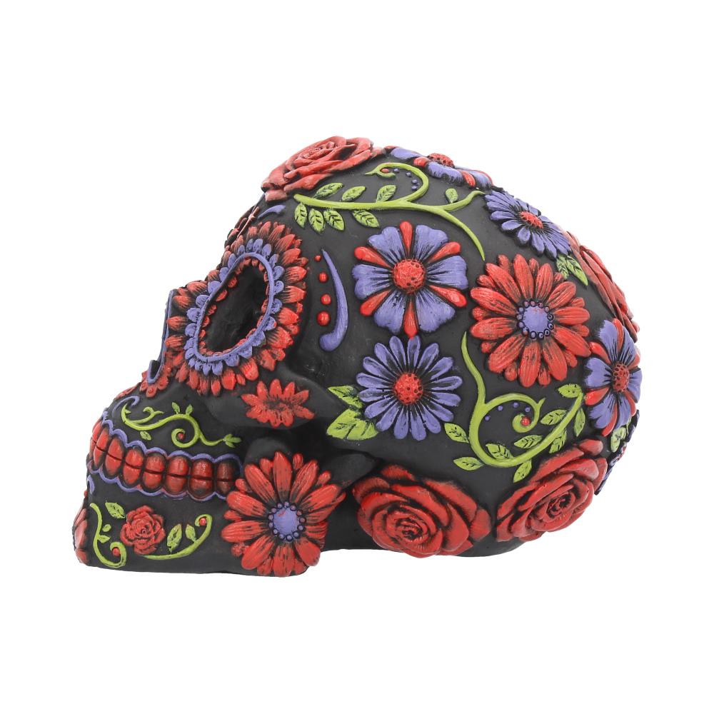 Sugar Blooms Skull Ornament 18cm