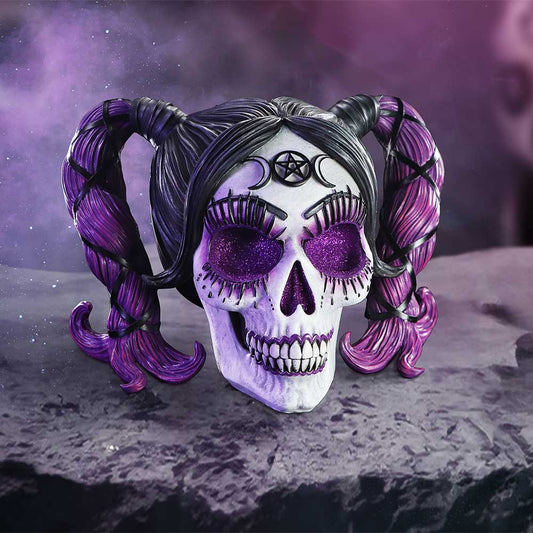 Drop Dead Gorgeous - Myths and Magic Voodoo Doll Skull 20.5cm