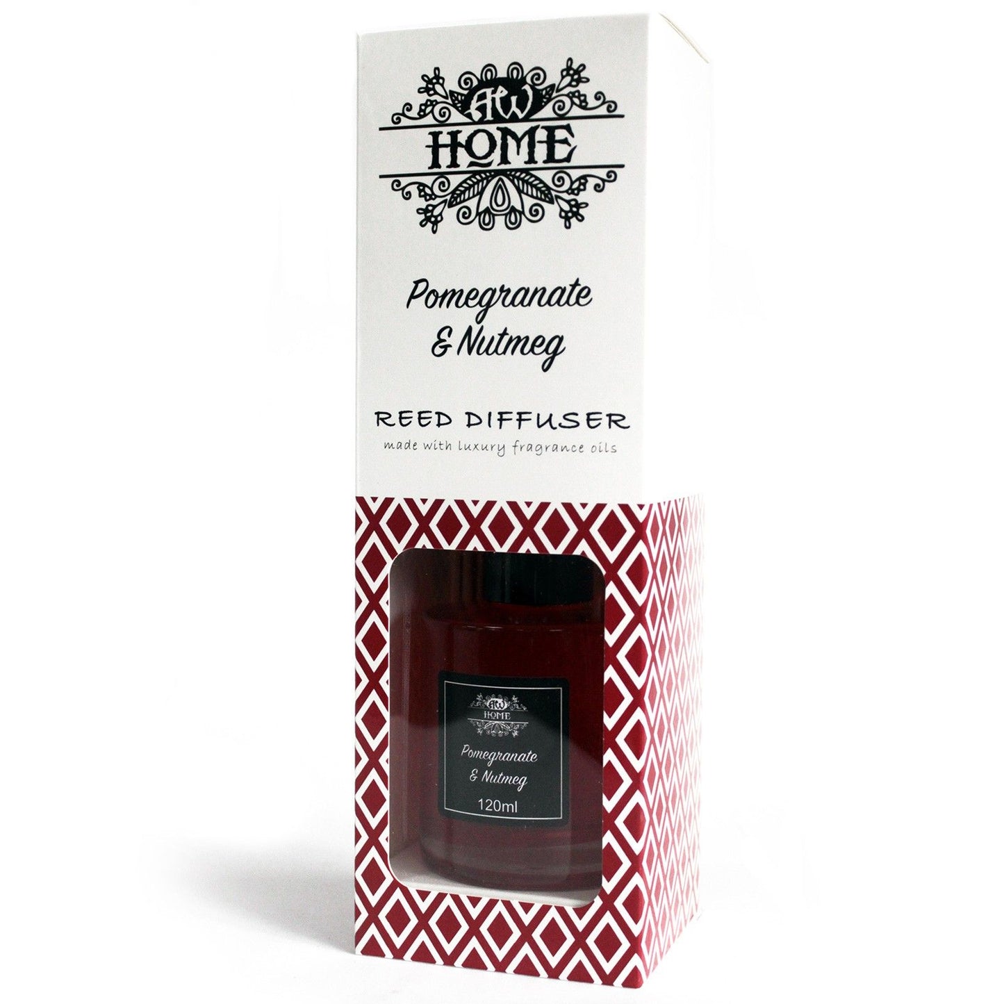Pomegranate & Nutmeg 120ml Reed Diffuser