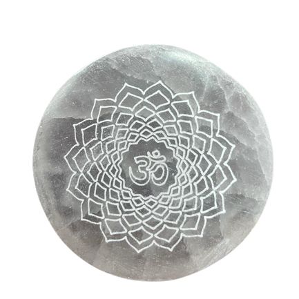 Chakra Design - set of 7 Selenite charging plates