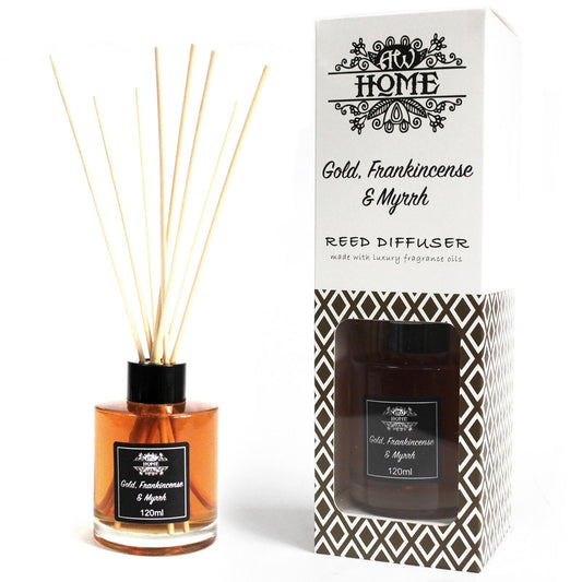 Gold, Frankincense & Myrrh 120ml Reed Diffuser
