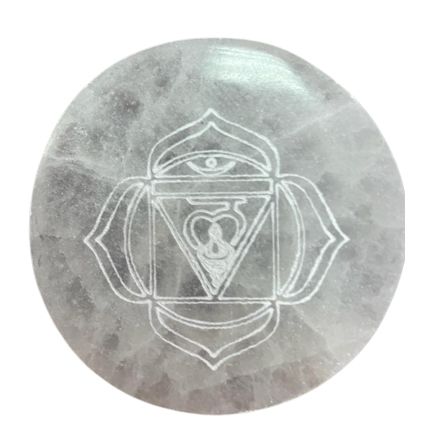 Chakra Design - set of 7 Selenite charging plates