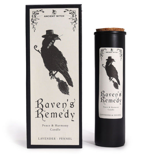 Ravens' Remedy Ancient Witch Ritual Candle
