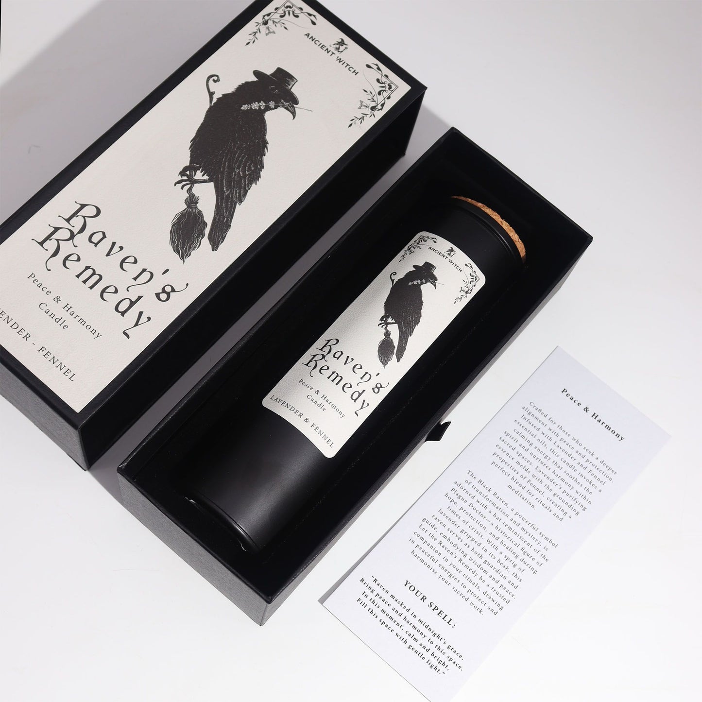 Ravens' Remedy Ancient Witch Ritual Candle