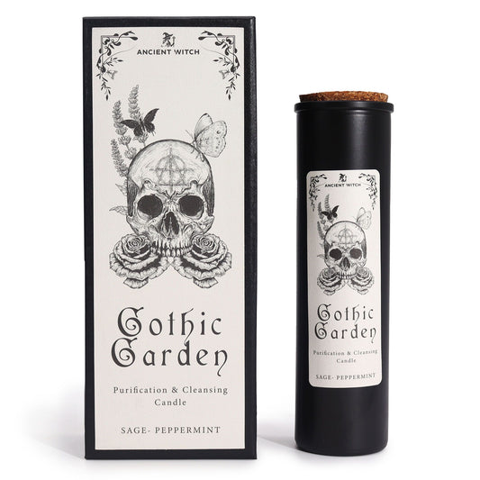 Gothic Garden Ancient Witch Ritual Candle