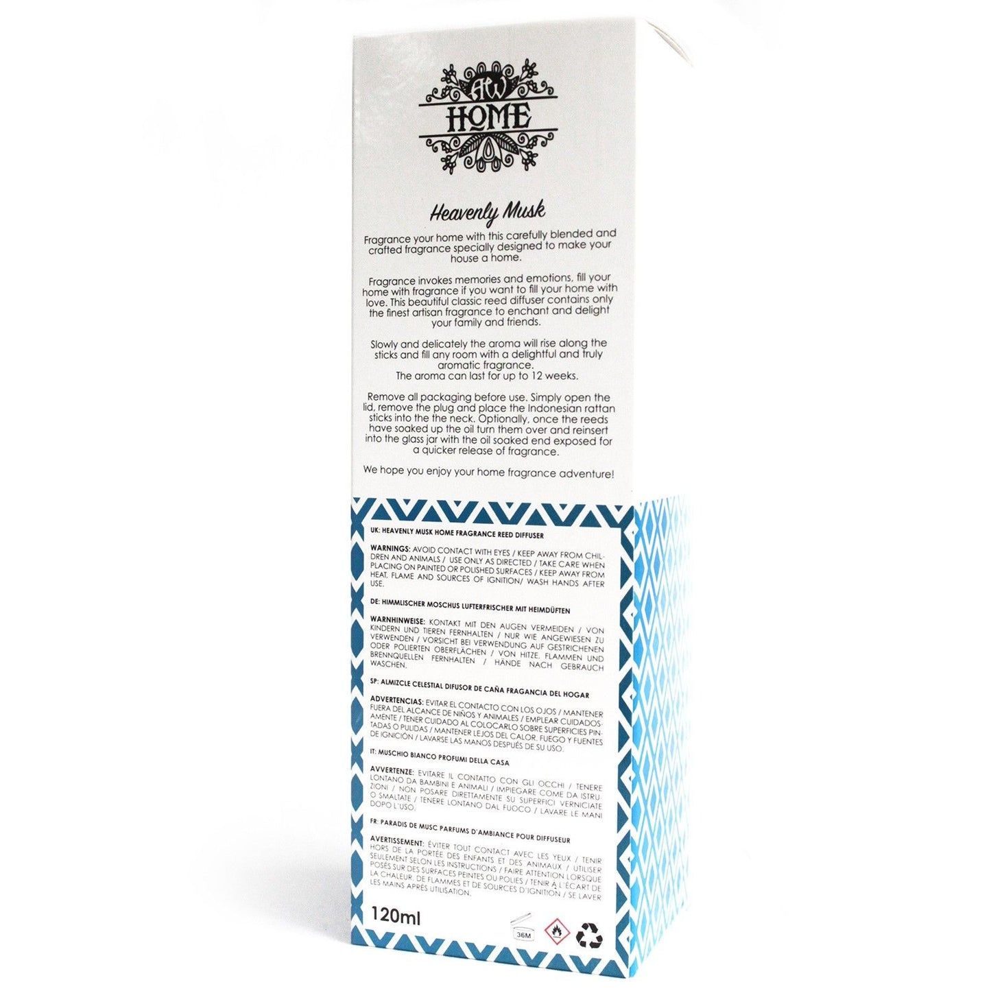 Heavenly Musk 120ml Reed Diffuser