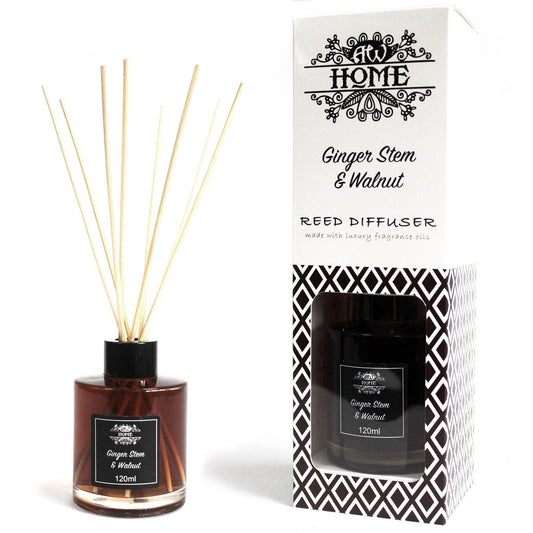 Ginger Stem & Walnut 120ml Reed Diffuser
