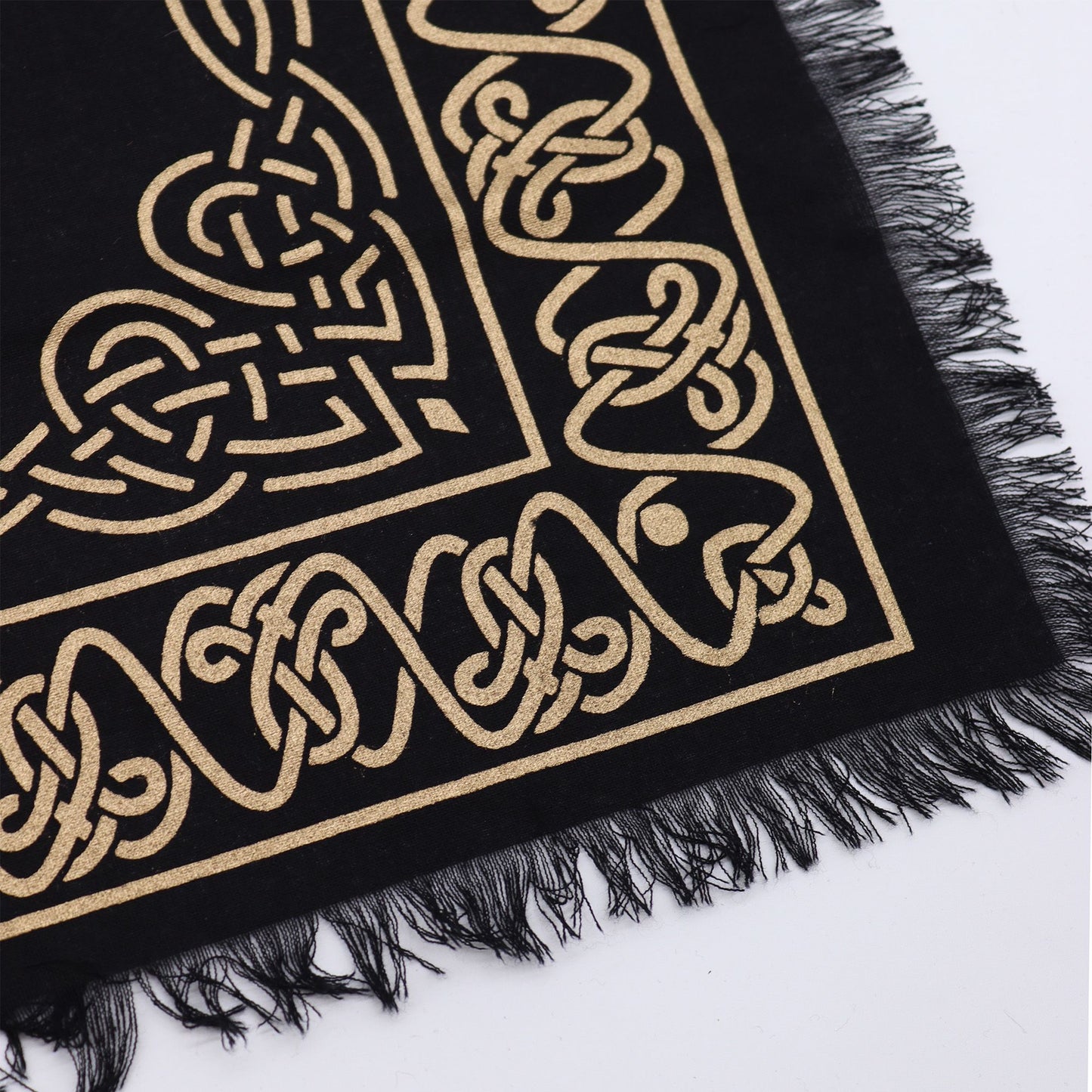 Esoteric Fringed Altar Cloth -  Pentagram
