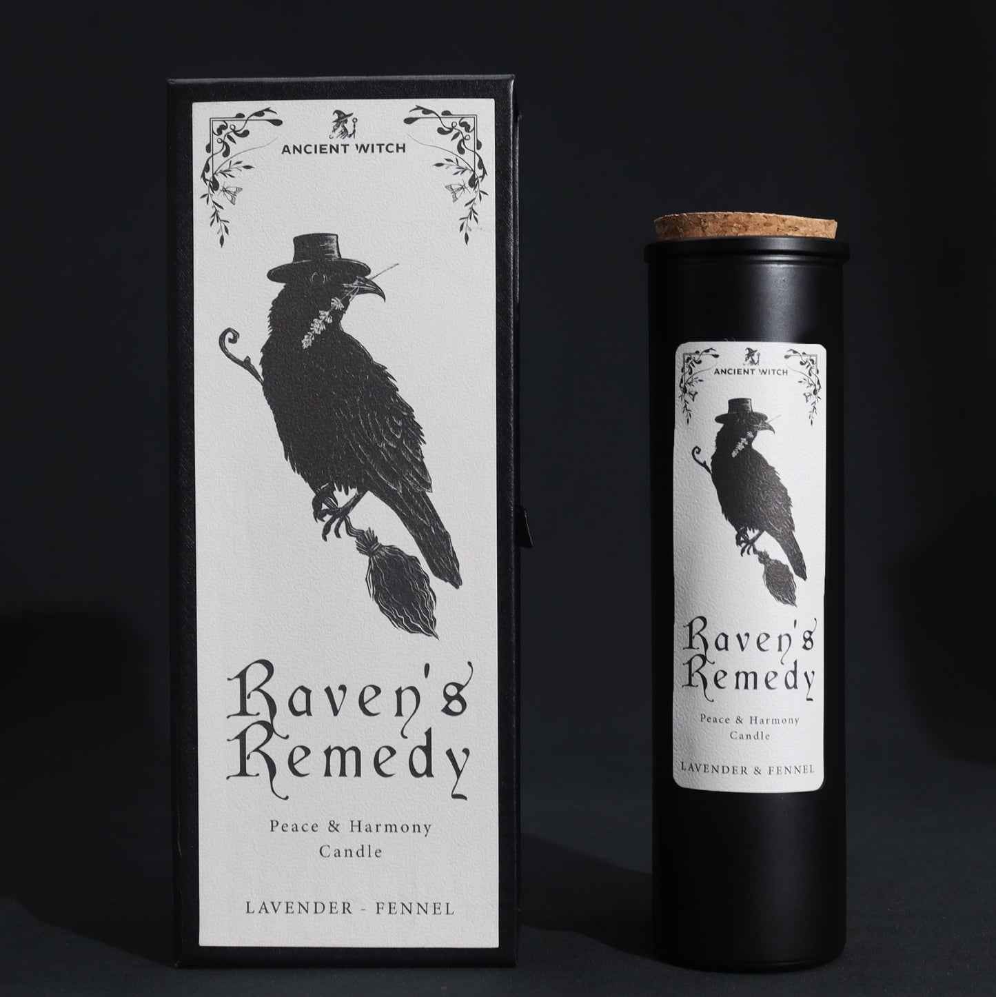 Ravens' Remedy Ancient Witch Ritual Candle