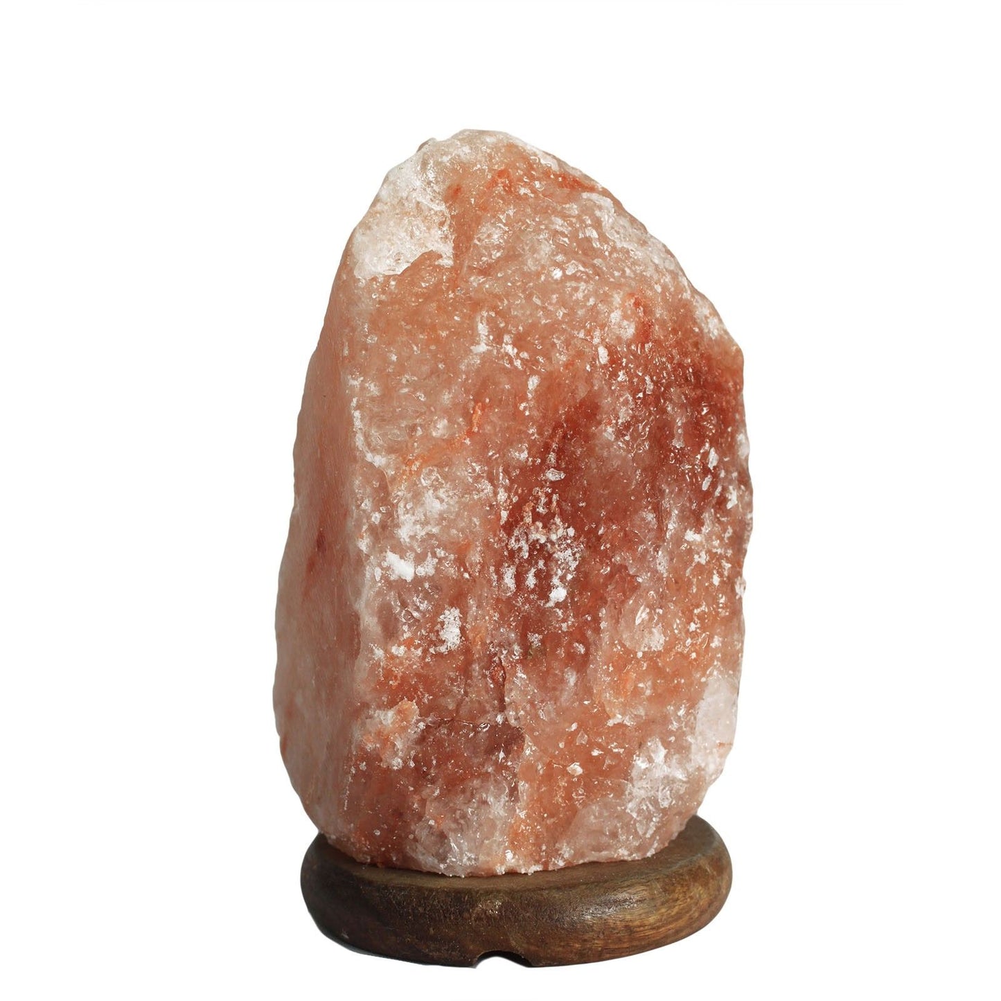 Natural Himalayan Salt Lamp with Wooden Base – 2-3kg Crystal Rock Salt Light for Home Décor, Relaxation & Cosy Mood Lighting