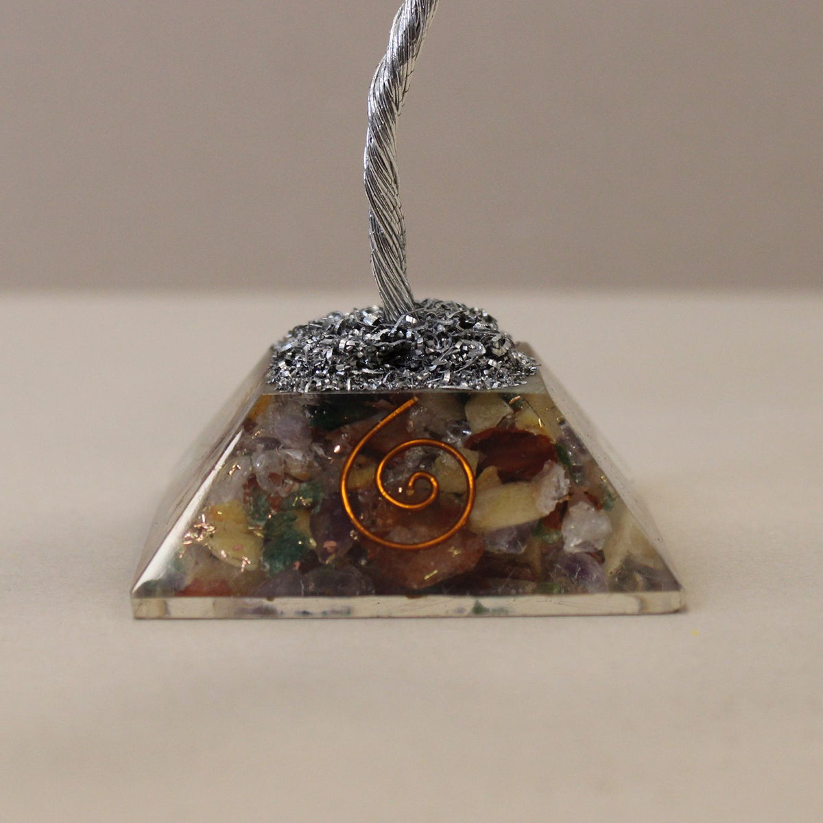 Multi Stone Gemstone Tree with Organite Base - 80 Stone