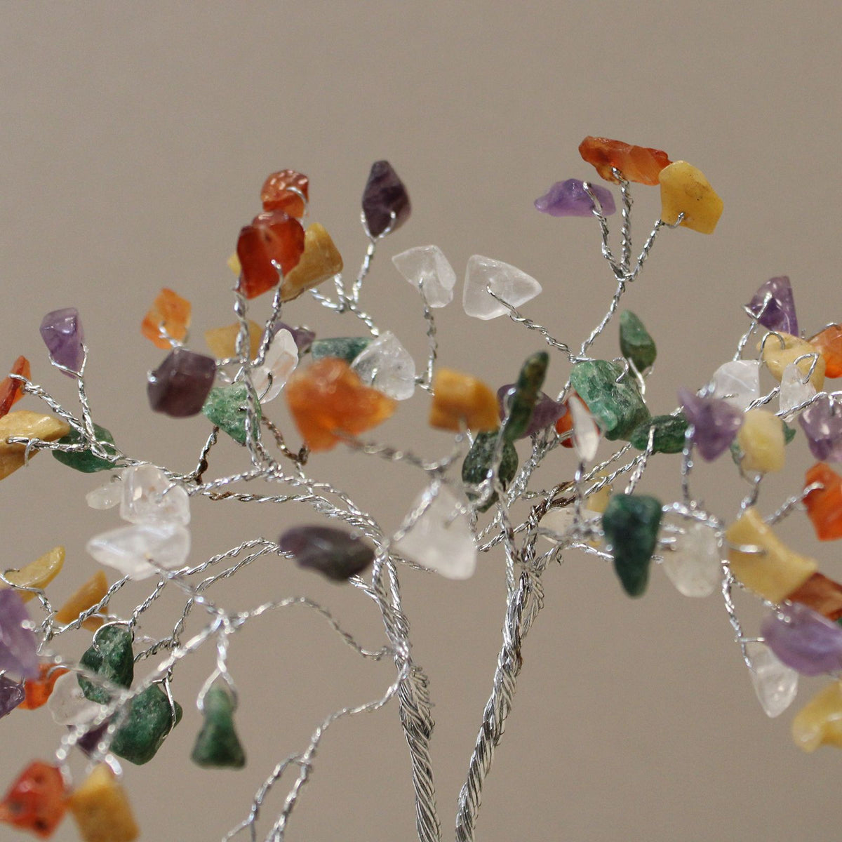 Multi Stone Gemstone Tree with Organite Base - 80 Stone