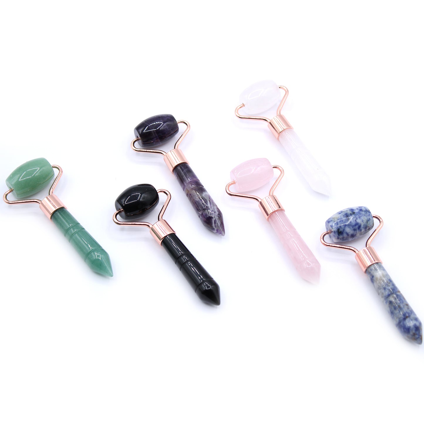 Gemstone Face Rollers - different sizes and styles