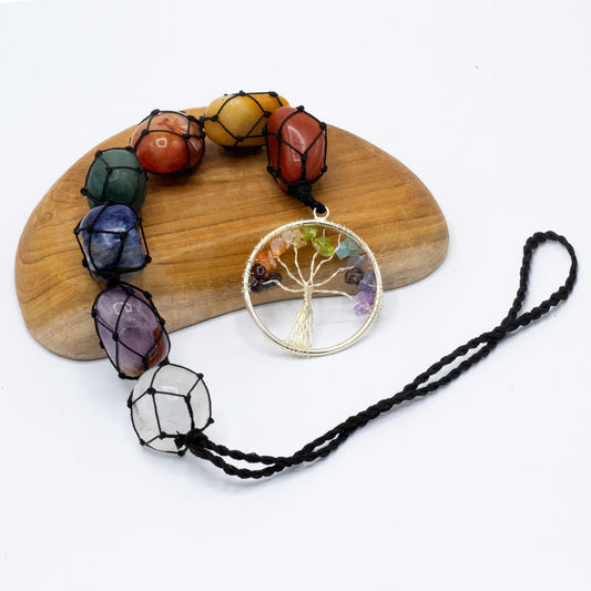 Hanging Chakra Stone Pendant