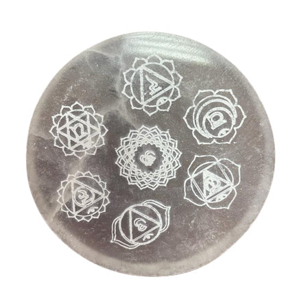 Selenite Charging Plates - various sizes and designs