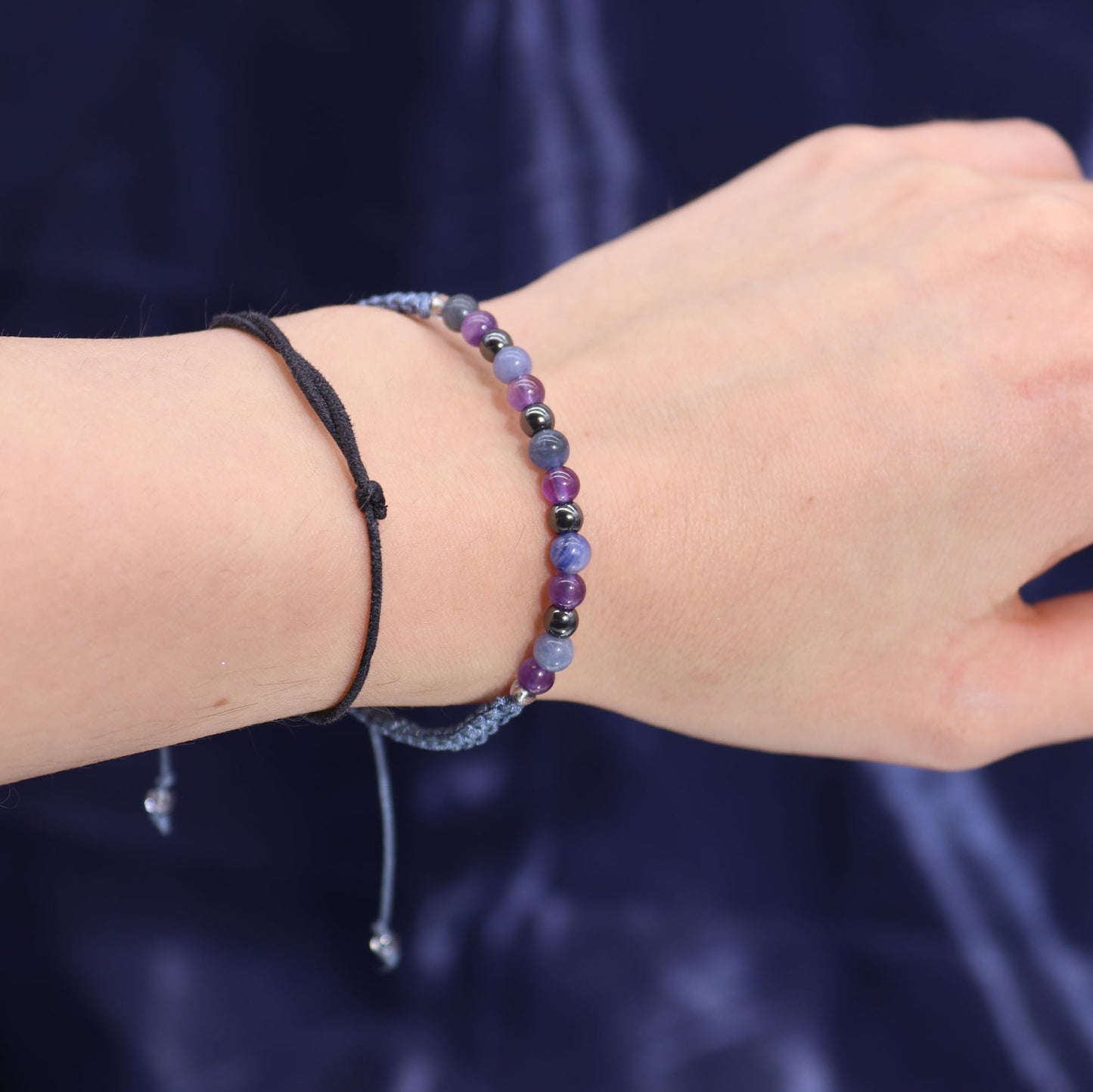 Zodiac Crystal Candles with Gemstone Bracelet